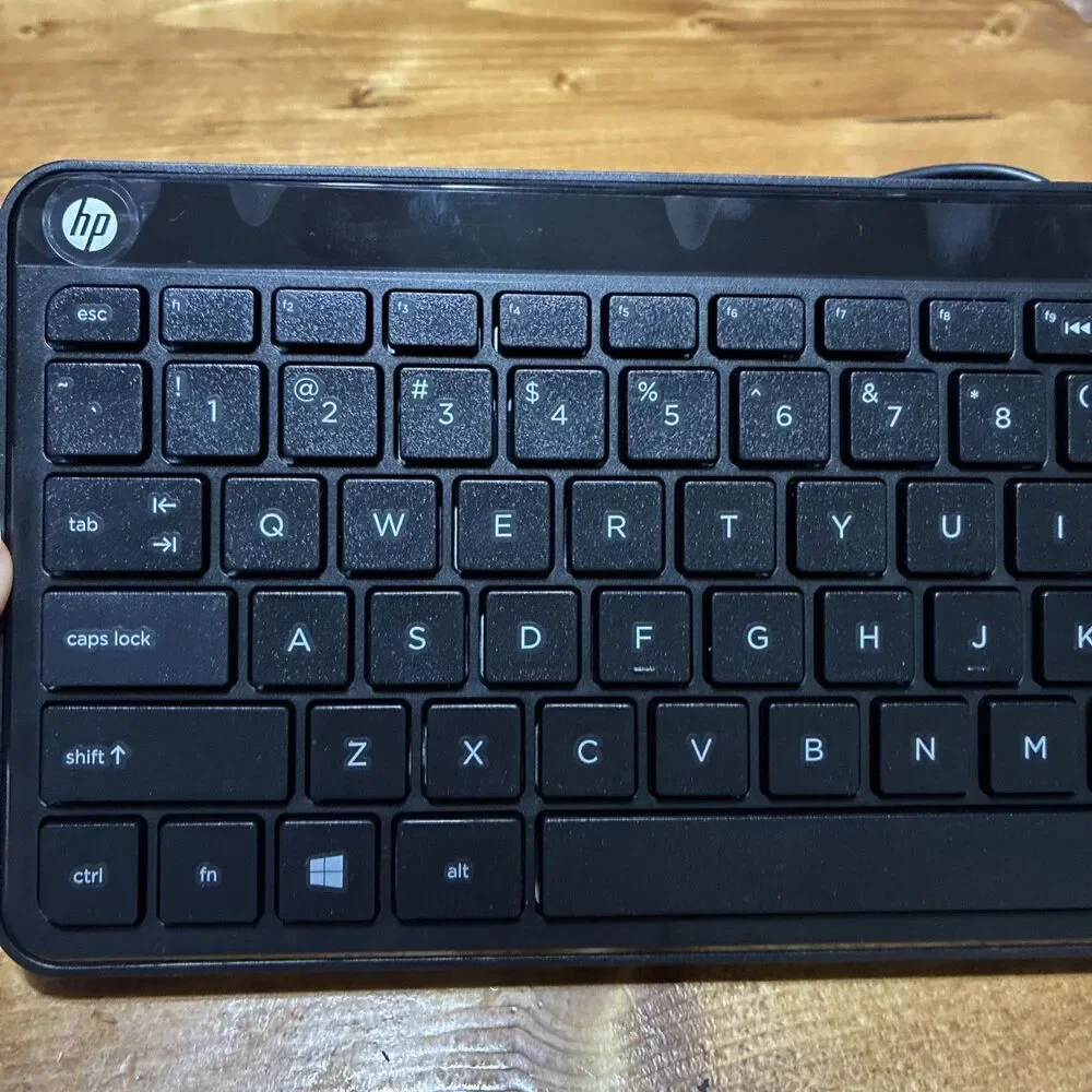 HP Galera SK-2008 Slim Low Profile Wired Keyboard Black Brand New
